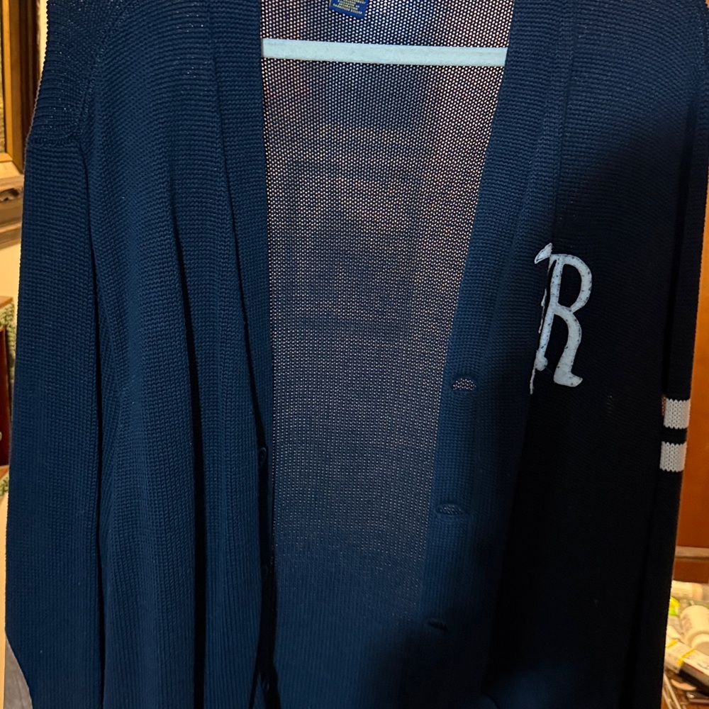 Rugby Ralph Lauren Dark Blue Knit Cardigan